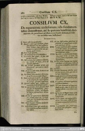 Consilium CX. De reparatione ecclesiarum; [...]