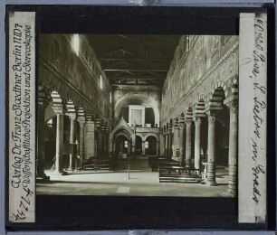 Pisa, S. Pietro a Grado : Innenraumansicht