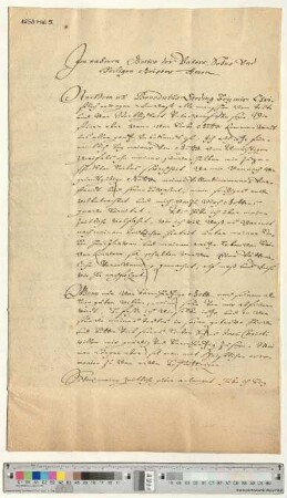 Testament des Benedictus Steding, mitbesiegelt durch die Ratsmannen Franz Witzendorff und Ludolff von Lafferdt.