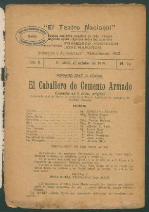 [Primer acto]