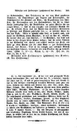 Wünsche und Hoffnungen (gescheiterte) der Kinder, (s. Art. Hoffnung)