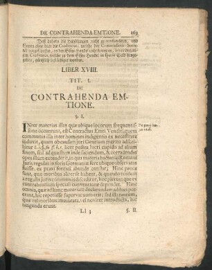 Tit. I. De Contrahenda Emtione