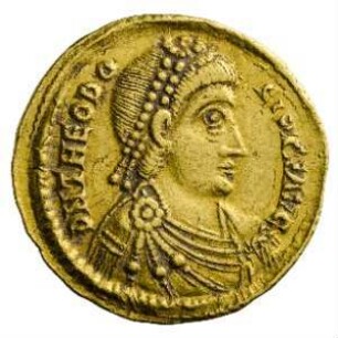Münze, Solidus, 408 - 423 n. Chr.