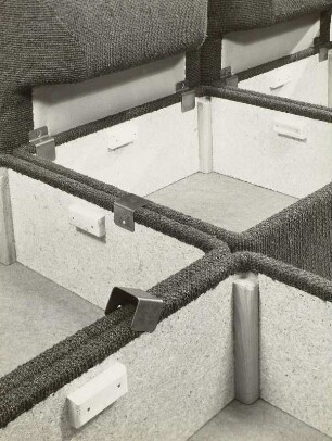 Sitzgruppe (Modell 5303) : Konstruktionsteile für Sitzgruppe (Modell 5303) (1975; Polstermöbelkombinat Oelsa-Rabenau (PMK))