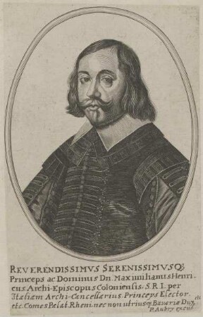 Bildnis von Maximilianus Henricus, Erzbischof von Köln