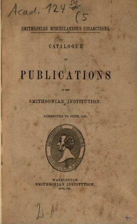 Smithsonian miscellaneous collections, 5