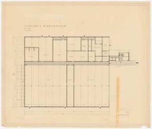 Siedlung Hinrichssegen, Bruckmühl Tuchfabrik: Grundriss 1:200