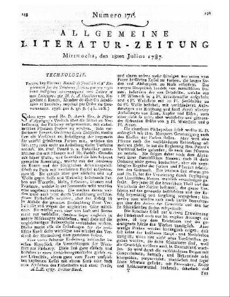 Merian, J. B.: Von dem Einflusse der Wissenschaften auf die Dichtkunst. Bd. 2. Aus dem Französischen übers. v. J. Bernoulli. Leipzig: Müller 1786