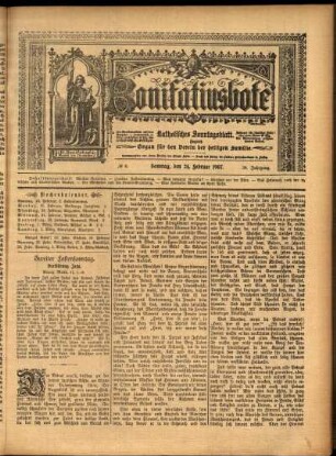 Ausgabe vom Sonntag, den 24. Februar 1907.