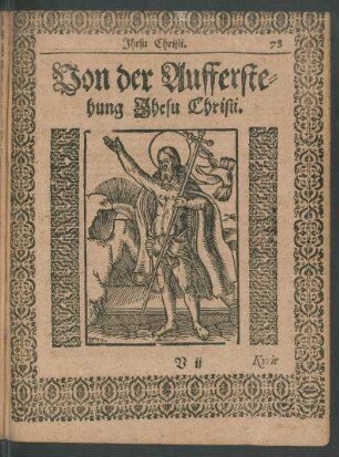 Von der Aufferstehung Jhesu Christi.