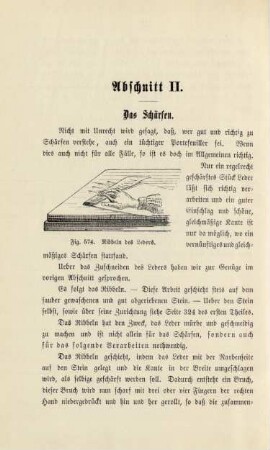Abschnitt II. Das Schärfen