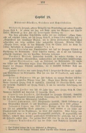 Capitel 28. Mündens Künstler, Gelehrte und Schriftsteller