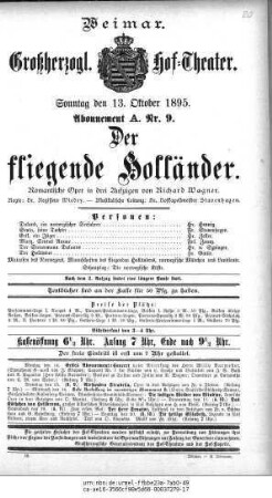 Der fliegende Holländer