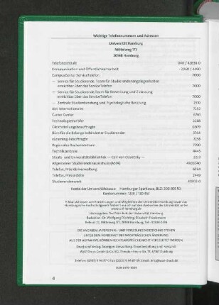 Wichtige Telefonnummern und Adressen