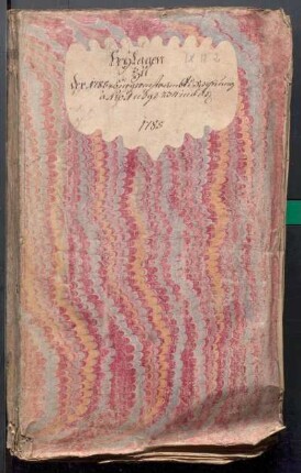 IX A 1 - Alte Stadtrechnungen (1785)