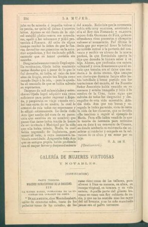 Galería de mujeres virtuosas y notables. (Continuación). : Parte tercera. Mujeres bienhechoras de la sociedad. - III. Madre Barat, fundadora de la Sociedad del Corazón Sagrado de Jesús.