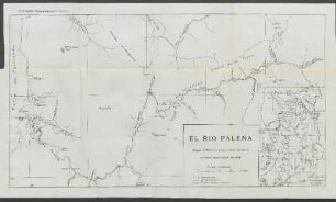 El rio Palena, segun el itinerario i levantamientos de la comision esploradora de 1894. : [Con un cróquis de la] Rejion recorrida por la Comision esploradora del rio Palena.