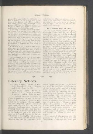 Literary notices