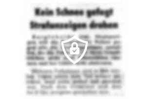 Kein Schnee gefegt - Strafanzeigen drohen