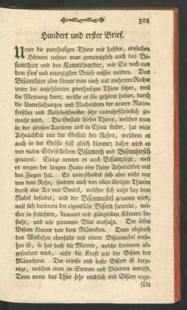 [Hundert und erster - Hundert neun und zwanzigster Brief.]