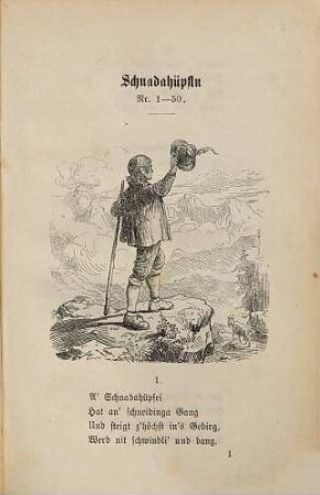 Schnadahüpfln und Gschichtln