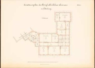 Lehrerseminar, Osterburg: Grundriss 1.OG