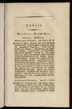 III-VIII, Inhalt.