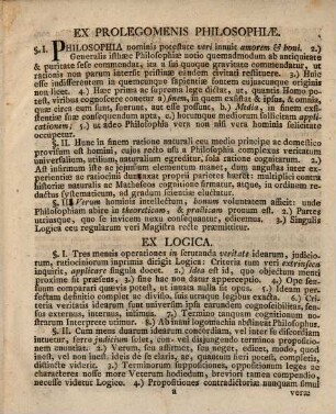 Theses universa philosophia selectae