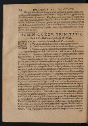 Dominica XXV. Trinitatis,