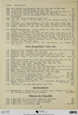 Reichsmünzen (Nr. 1131)
