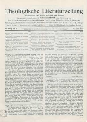 169-170 [Rezension] Schmidtke, Friedrich, Die Japhetiten der biblischen Völkertafel