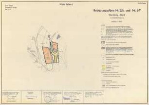 Bebauungspläne Nr. 25c und Nr. 67, Giersberg Nord, 1. vereinfachte Änderung, Kreis Siegen, Gemarkung Siegen, Flur 21, 22