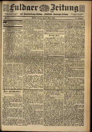 Ausgabe vom Freitag, den 30. März 1900.
