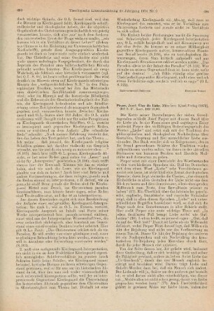 694-697 [Rezension] Pieper, Josef, Über die Liebe