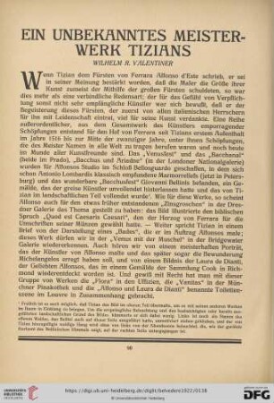 Ein unbekanntes Meisterwerk Tizians