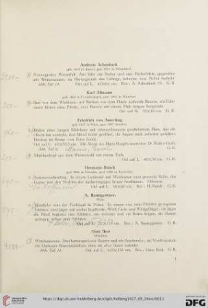 I. Teil (Nr. 1-233)