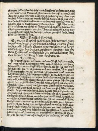 Der Dreyssigst Artickell.