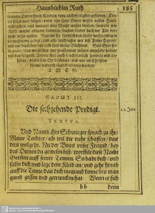Die sechzehende Predigt