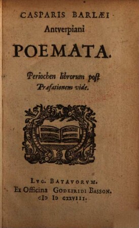 Poemata