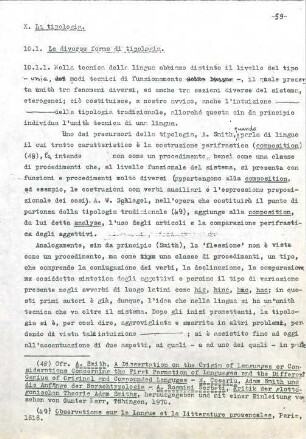 59-75, X. La tipologia
