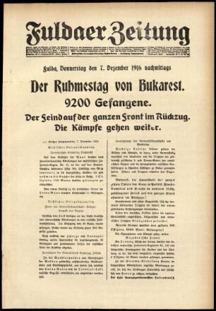 Ausgabe vom Donnerstag, den 07. Dezember 1916.