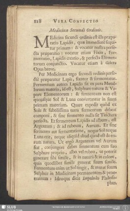 Medicina Secundi Ordinis