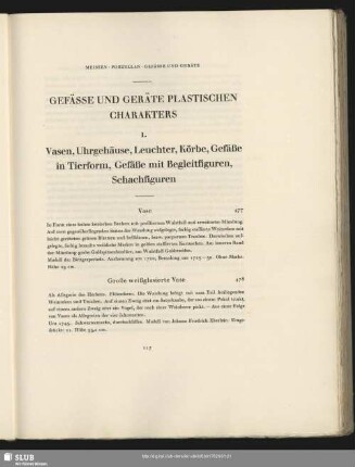 Gefässe Und Geräte Plastischen Charakters