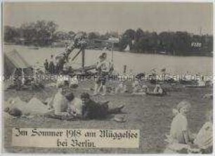 Badegäste am Müggelsee