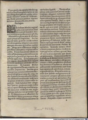 De cautelis medicorum : mit Gedicht von Dominicus Berthonus