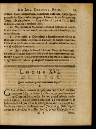 Locus XVI.