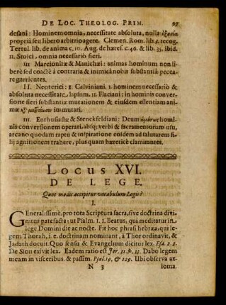 Locus XVI.