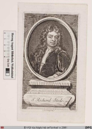 Bildnis Richard Steele (1715 Sir)