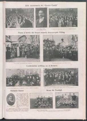 Conferencias políticas en el Rosario [Fotografías]