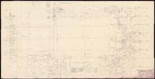 Nationaltheater, München: Bühnenhaus: Grundriss Parkett I 1:50